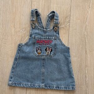 Minnie Mouse Denim Kids Overalls